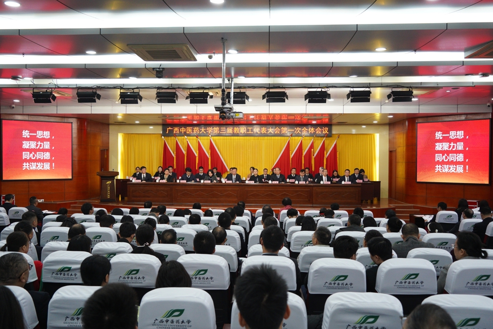 学校第三届教职工代表大会第一次全体会议现场