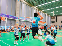 beat365教职工代表队参加2025年全区高校教职工气排球比赛