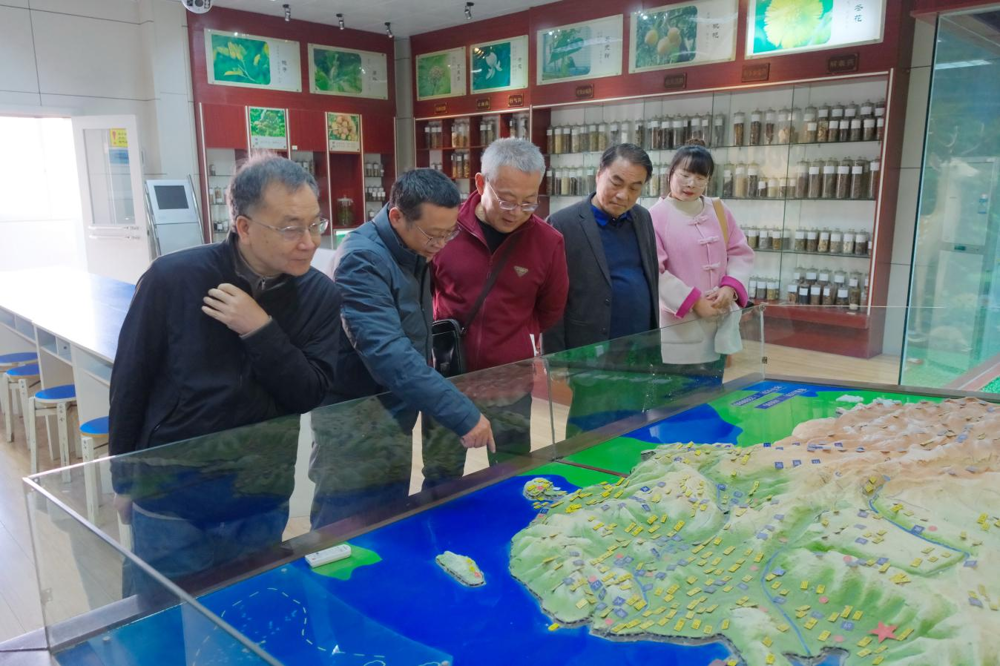 参观中药实训室