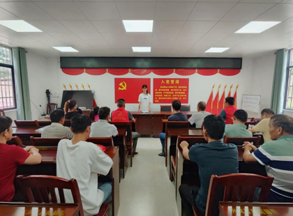 高等职业技术学院开展“习近平文化思想进乡村” 百村宣讲活动