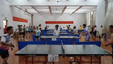 学校教职工乒乓球比赛圆满落幕