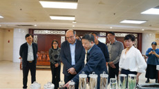 无锡市人大常委会考察组到附属国际壮医医院考察调研