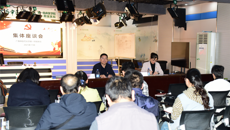 第一附属医院党委副书记胡跃强到所联系的党支部上党课并开展调研座谈