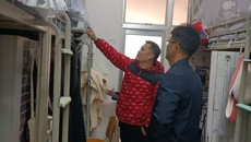 武装部（保卫处）开展2025年元旦、寒假前学生宿舍安全检查工作